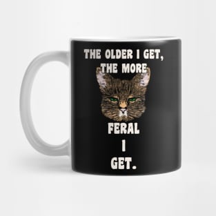 Funny Old Sarcastic Birthday Cat Mug